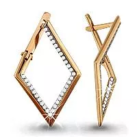 Серьги из золота, артикул LV41723А