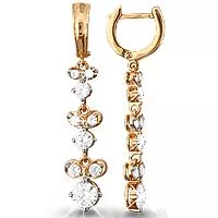 Серьги, артикул LV41696, золото