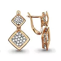 Серьги, золото, артикул LV41677А