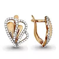 Серьги, золото, артикул LV41673А