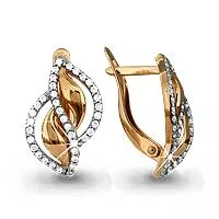 Серьги, золото, артикул LV41671А