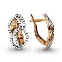 Серьги, артикул LV41669А, золото