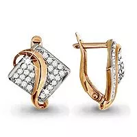 Серьги из золота, артикул LV41665А