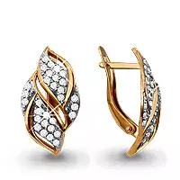 Серьги из золота, артикул LV41658А
