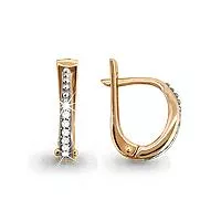 Серьги, золото, артикул LV41655А