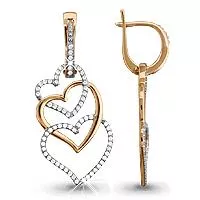 Серьги, золото, артикул LV41650А