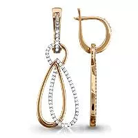 Серьги из золота, артикул LV41646А