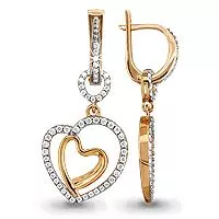 Серьги из золота, артикул LV41643А