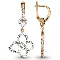 Серьги, золото, артикул LV41642А