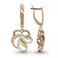 Серьги, артикул LV41641А, золото