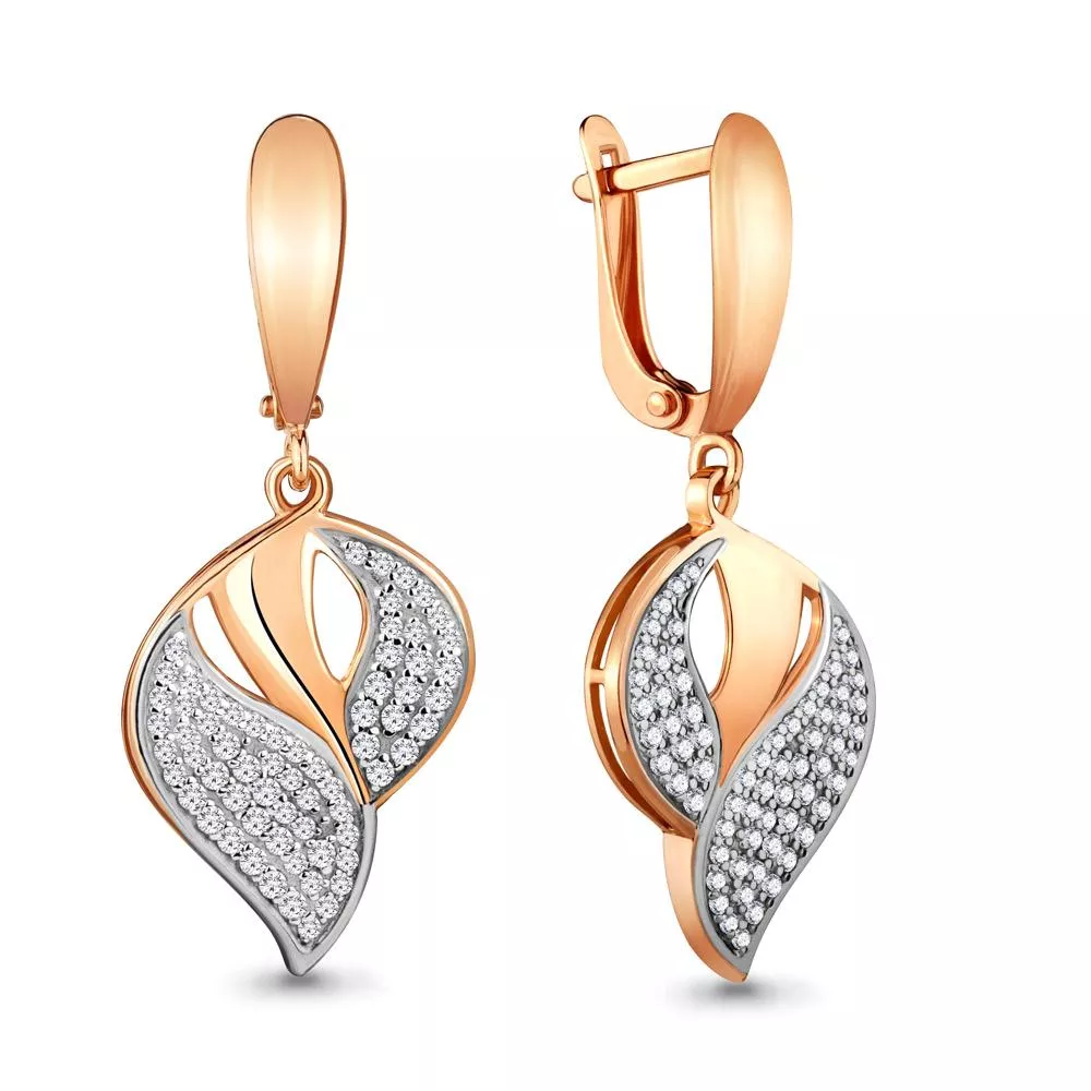 Серьги, золото, артикул LV41639А