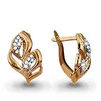 Серьги, артикул LV41631А, золото