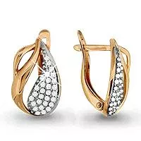 Серьги из золота, артикул LV41630А