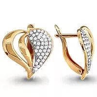 Серьги, золото, артикул LV41629А