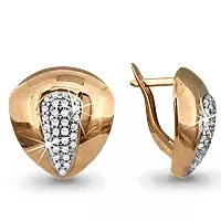 Серьги из золота, артикул LV41627А