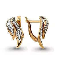 Серьги, золото, артикул LV41626А