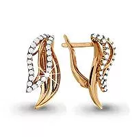 Серьги из золота, артикул LV41624А