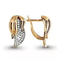 Серьги, артикул LV41622А, золото