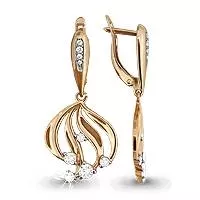 Серьги, артикул LV41604, золото