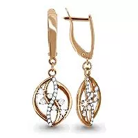 Серьги, золото, артикул LV41595А