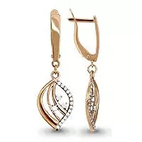 Серьги, артикул LV41591А, золото