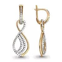 Серьги из золота, артикул LV41577А