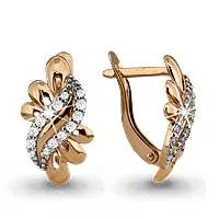 Серьги из золота, артикул LV41544А