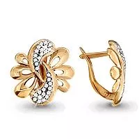 Серьги, артикул LV41542А, золото