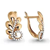 Серьги из золота, артикул LV41541А