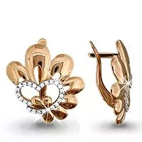 Серьги, артикул LV41539А, золото