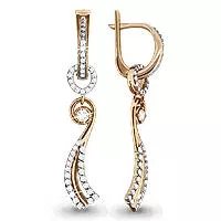 Серьги из золота, артикул LV41532А