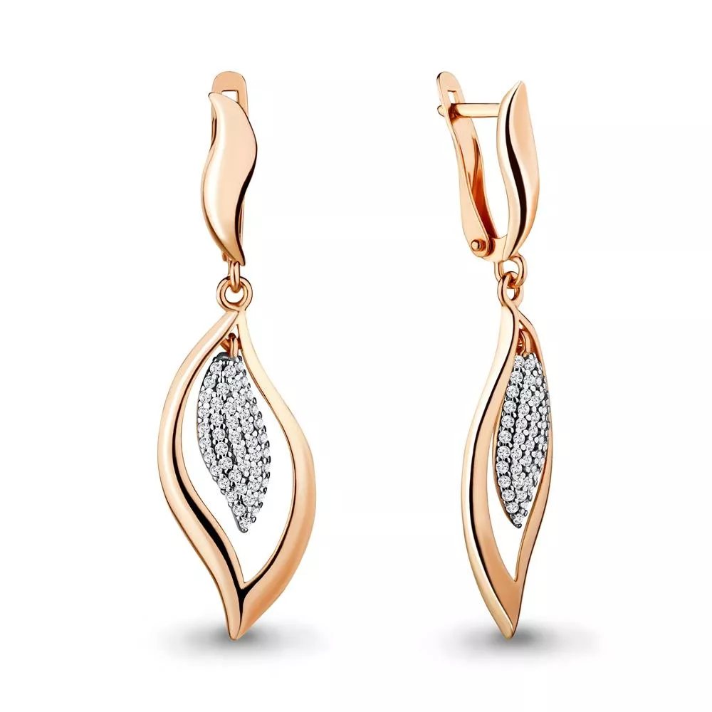 Серьги из золота, артикул LV41521А