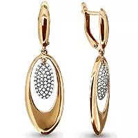 Серьги, золото, артикул LV41520А