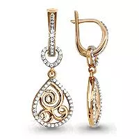 Серьги, артикул LV41516А, золото