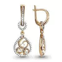 Серьги из золота, артикул LV41515А