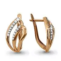 Серьги из золота, артикул LV41508А