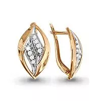 Серьги, артикул LV41506А, золото