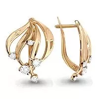 Серьги из золота, артикул LV41505