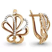 Серьги из золота, артикул LV41502А