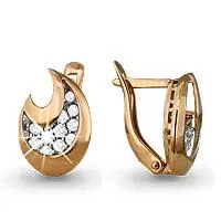 Серьги, золото, артикул LV41369А