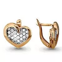 Серьги, артикул LV41358А, золото