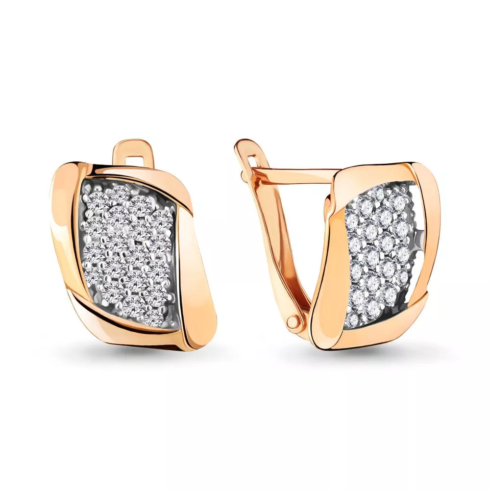 Серьги, артикул LV41355А, золото