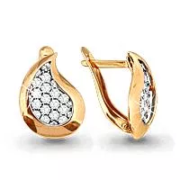 Серьги из золота, артикул LV41353А