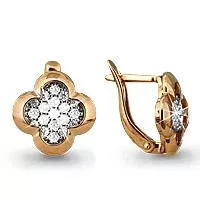 Серьги, артикул LV41352А, золото