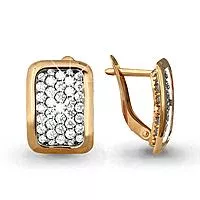 Серьги, золото, артикул LV41348А