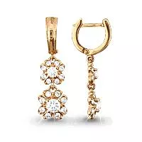 Серьги, артикул LV41326А, золото