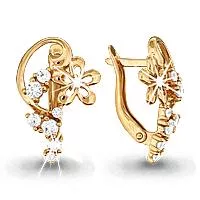 Серьги, золото, артикул LV41313А