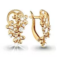 Серьги, артикул LV41312А, золото