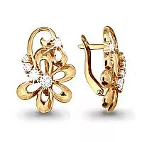 Серьги, золото, артикул LV41310А