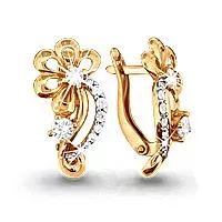 Серьги, артикул LV41309А, золото